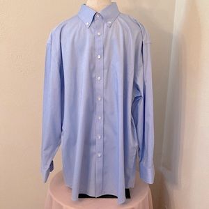 Stafford Mens long sleeve button down dress shirt - size 18 34/35 regular fit